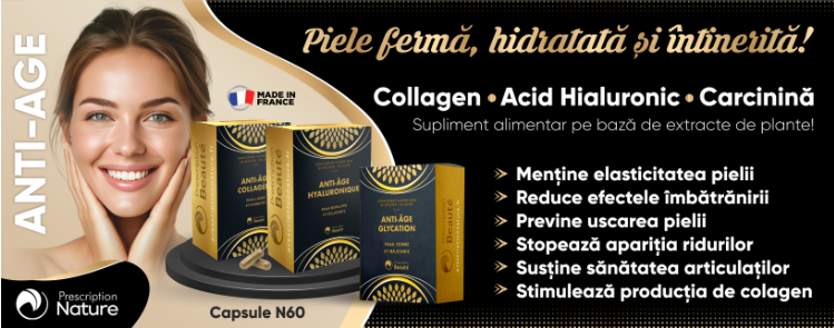 Capsule Anti-Age: Colagen, Acid Hialuronic și Carcinină