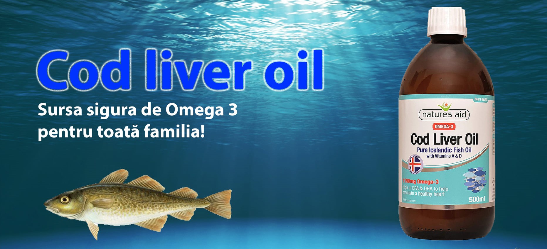Cod Liver Oil Pur Natures Aid