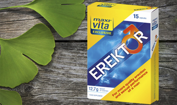 MaxiVita Exclusive Erektor sau pastila naturală pentru o erecție de durată!