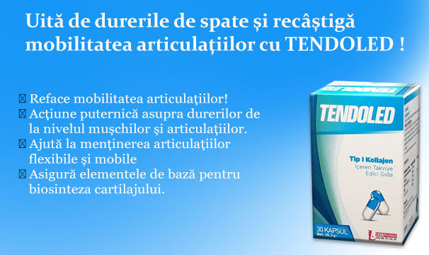 Tendoled pentru articulatii si recuperare